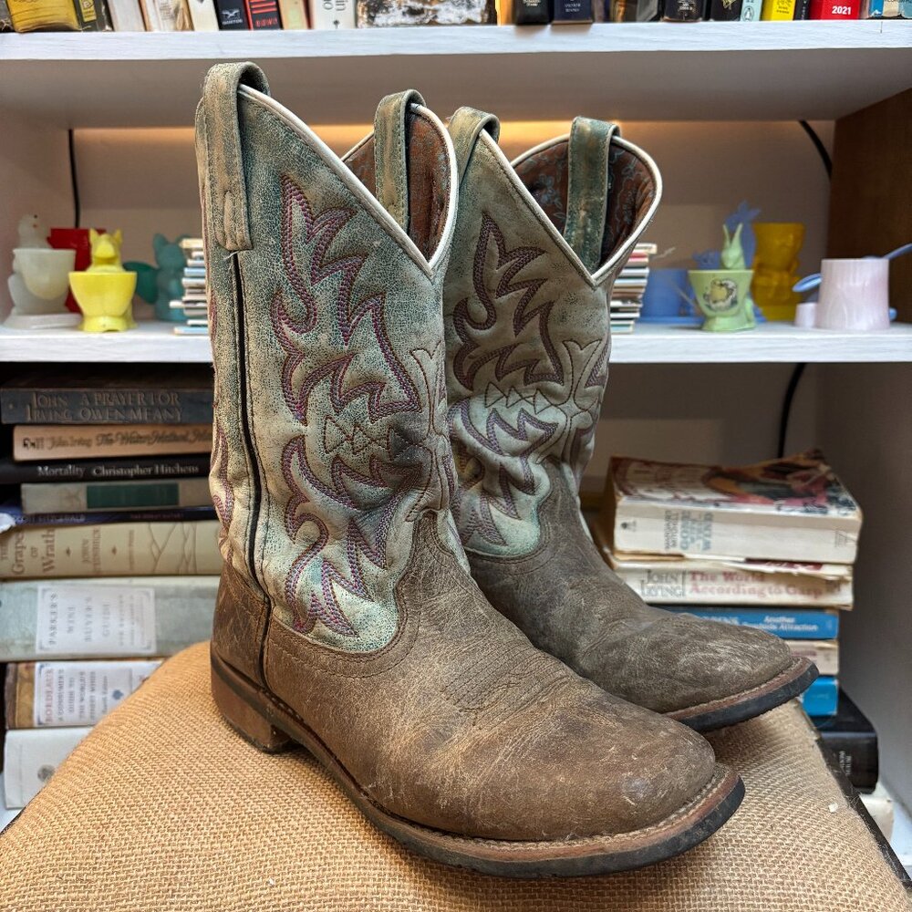 Laredo women's leather cowboy boots